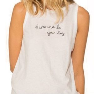 Philantropy I Wanna Be Your Dog Muscle Tank